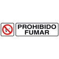 Rótulo adesivo 250x63 mm proibido fumar