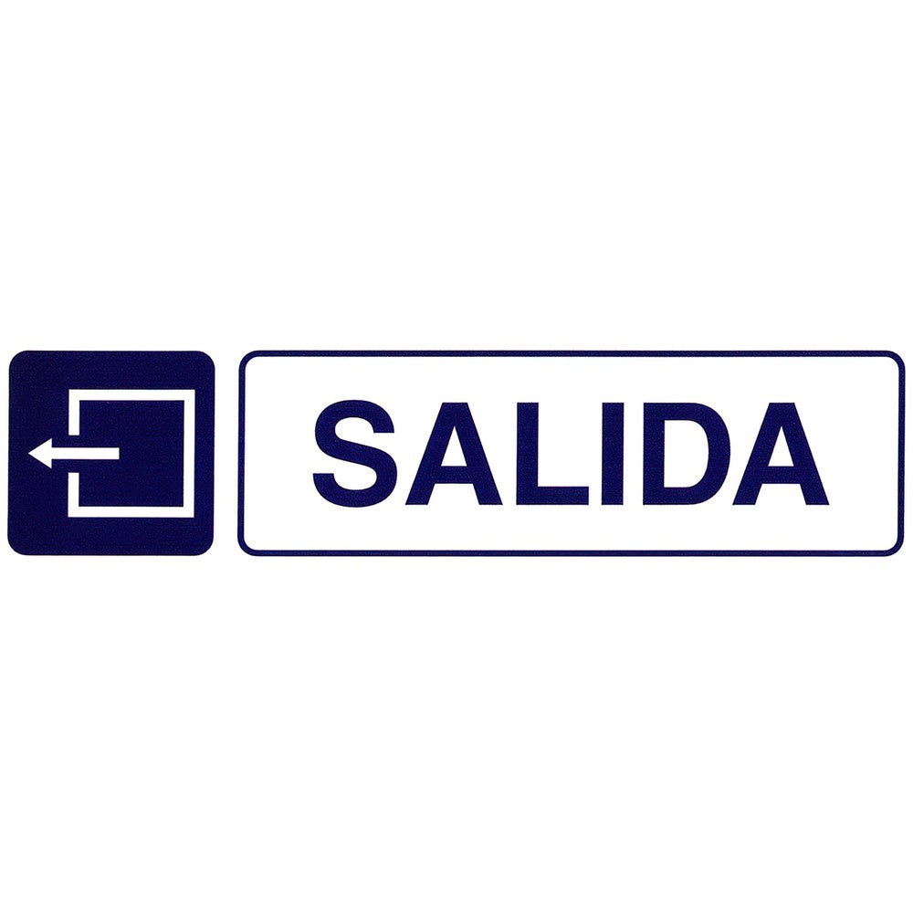Rotulo adhesivo 250x63 mm salida
