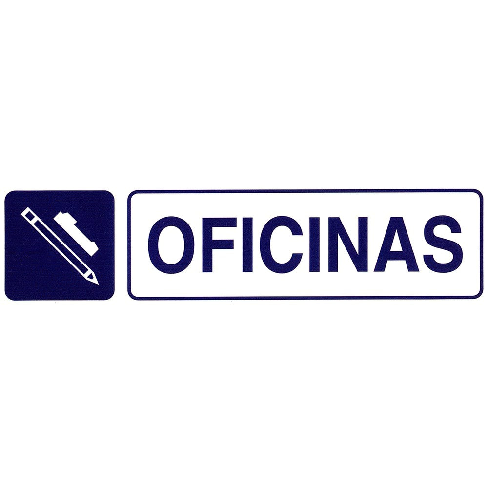 Rotulo adhesivo 250x63 mm oficinas