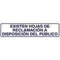 Rótulo adesivo 250x63 mm existem folhas de reclamações