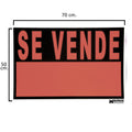 Cartel se vende  70x50 cm