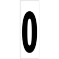 Numero adhesivo 46x140 mm   nº 0