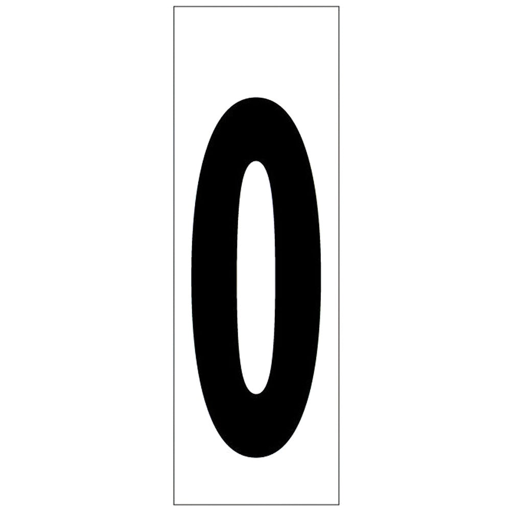 Adhesive number 46x140 mm No. 0