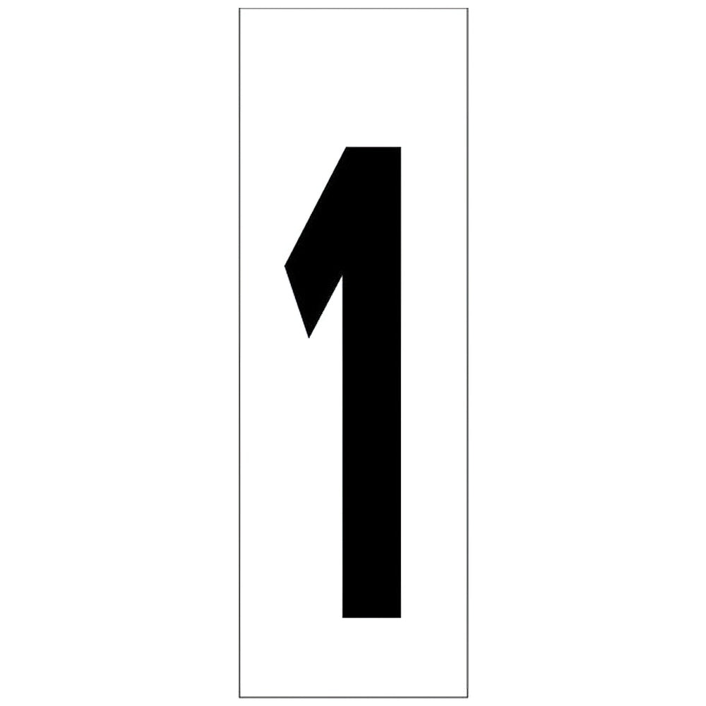 Sticker number 46x140 mm No. 1