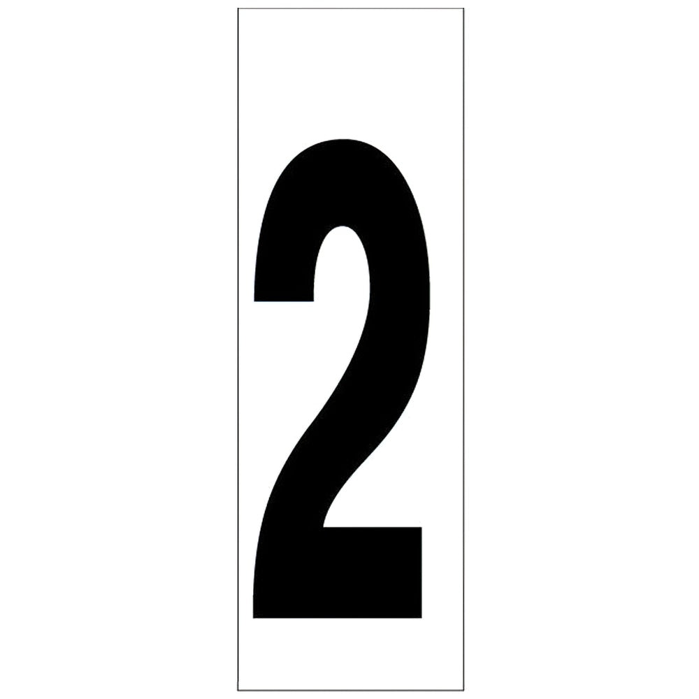 Sticker number 46x140 mm No. 2