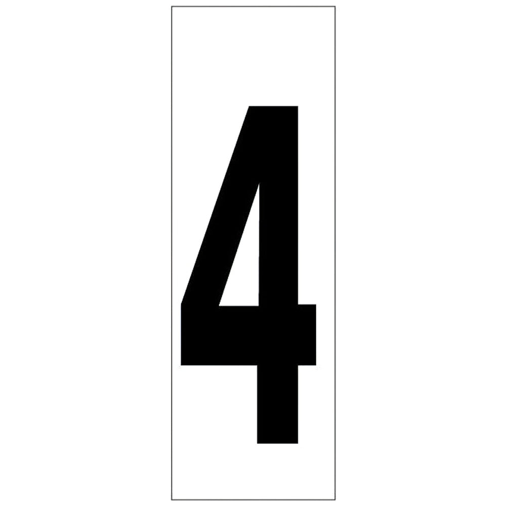 Adhesive number 46x140 mm No. 4