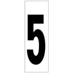 Numero adhesivo 46x140 mm   nº 5