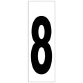 Sticker number 46x140 mm No. 8