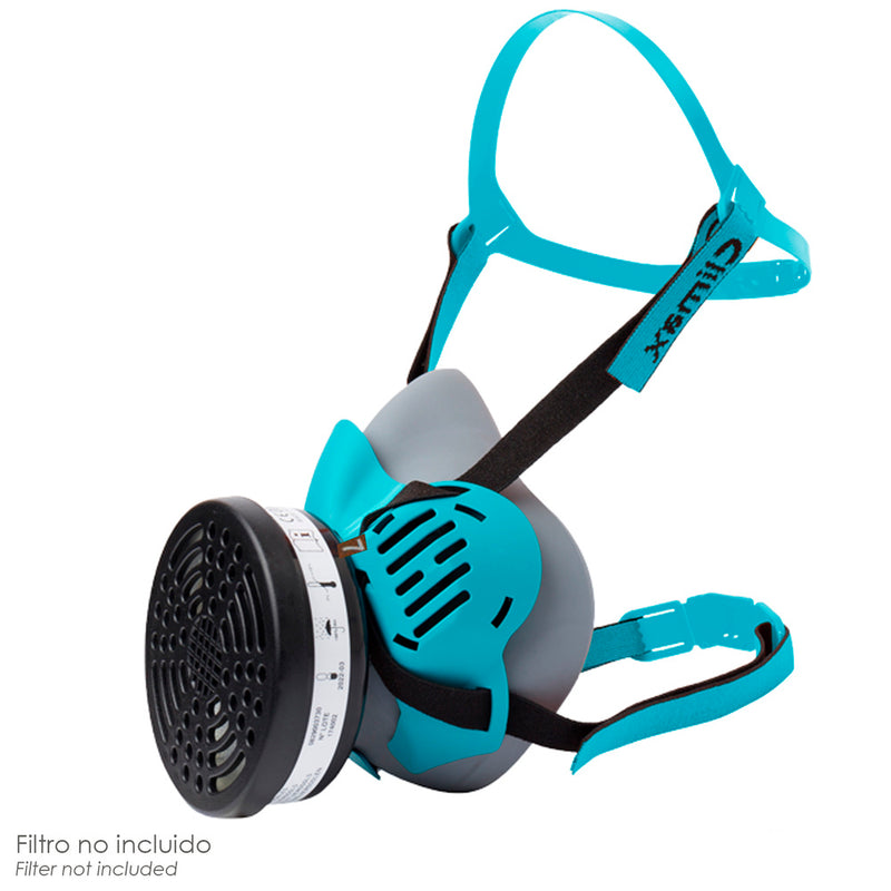 Mascarilla 820 para filtros 757 (filtro no incluido) semi mascarilla, mascarilla gas respiratoria, mascarilla gases