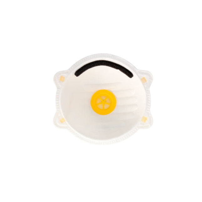 Mascarilla FFP1 rigida con valvula (10 unidades) envasadas individualmente