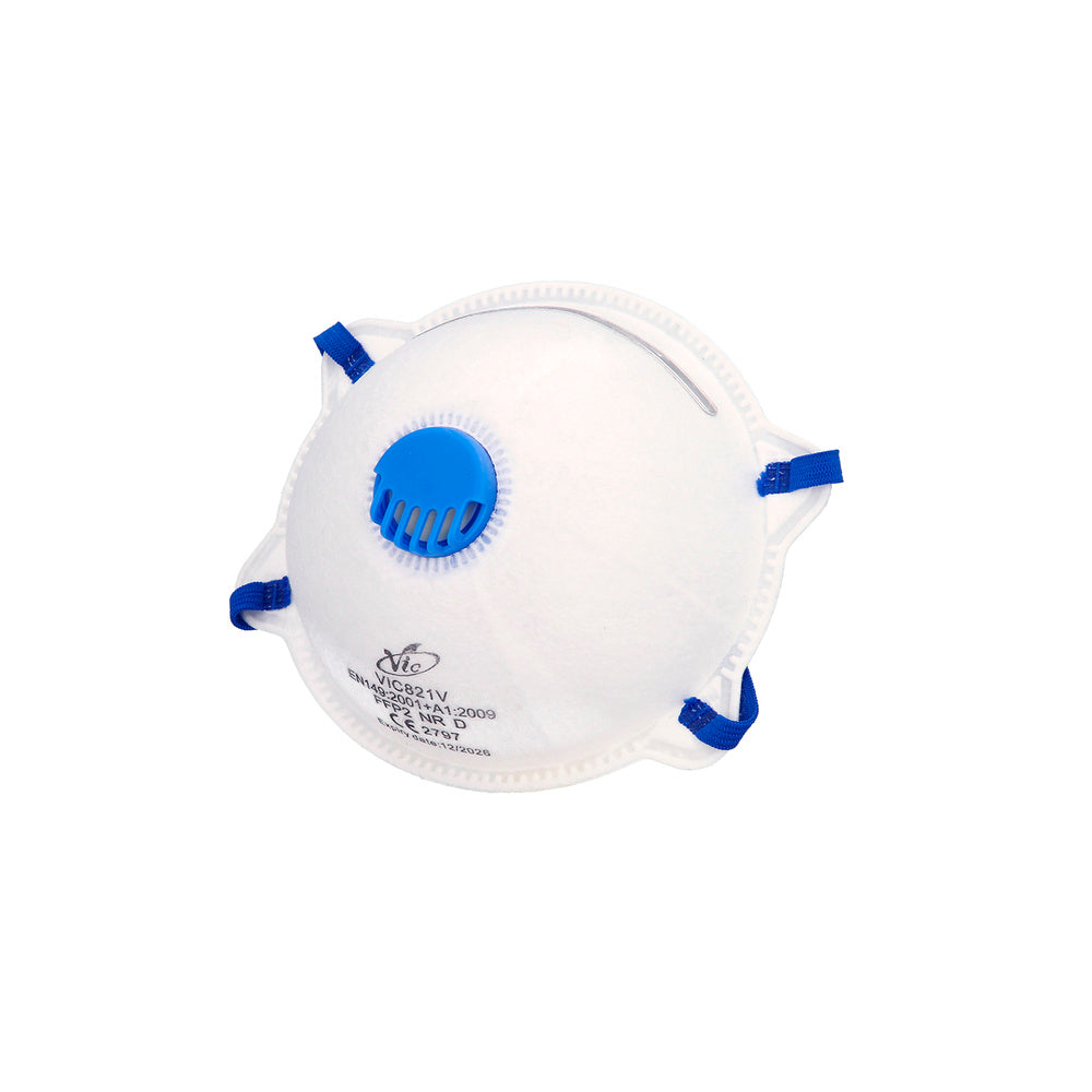 Rigid FFP2 valved mask (10 units) individually wrapped