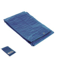 Lona impermeable reforzada 8x12 metros(aproximadamente)  con ojetes metálicos, lona de protección duradera, color azul.