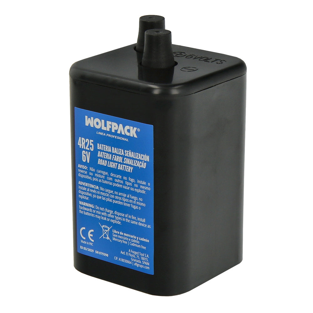 Battery for 6V signaling beacon
