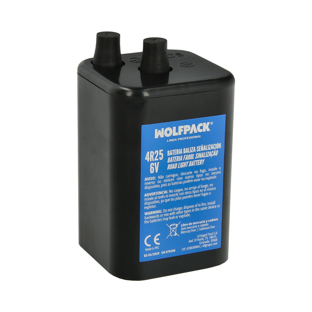 Battery for 6V signaling beacon