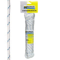 Cuerda nailon alta tenacidad blanca / azul (madeja 25 m.)
