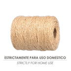 Cuerda sisal nº1 2 cabos (bobina 220 g / 50 m.)