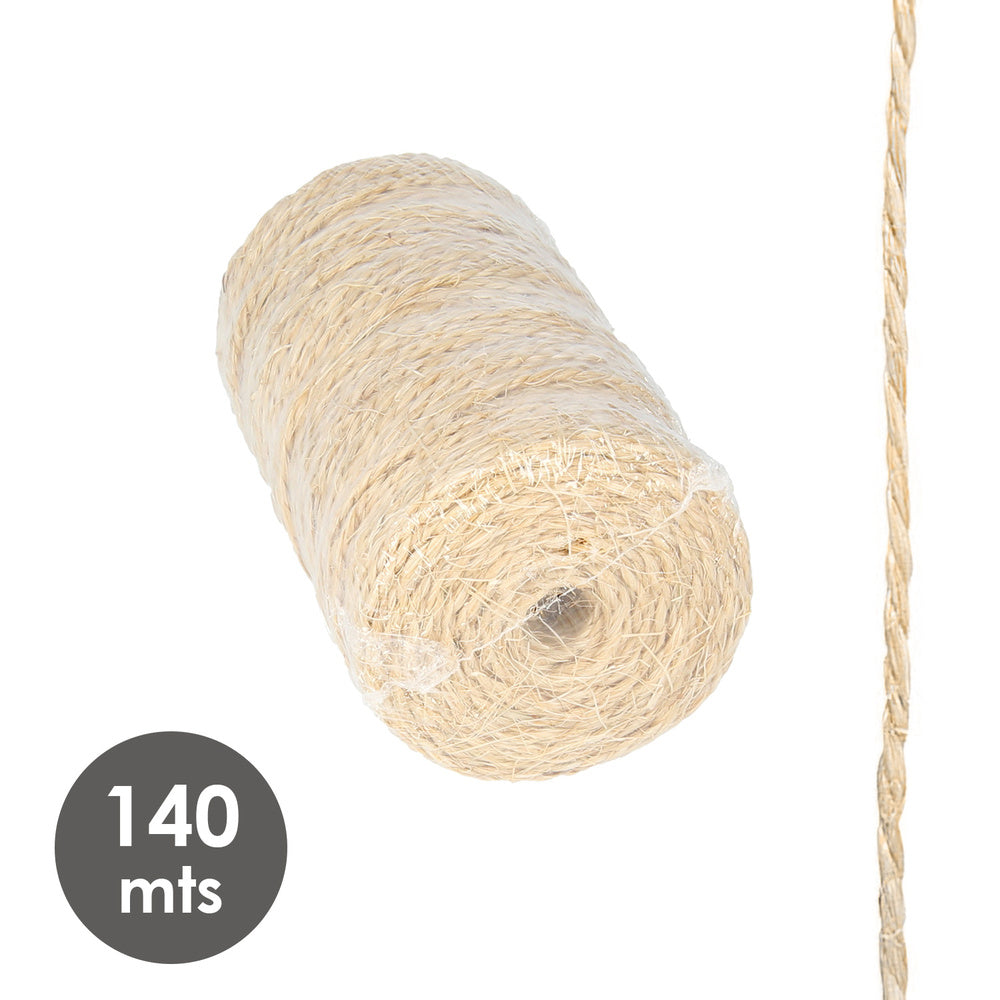 Cuerda sisal nº3 4-2 cabos (bobina 700 g /140 m.)