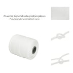 Cuerda trencilla polipropileno blanco (bobina 200 metros)