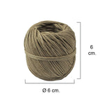 Hilo bramante cáñamo pulido nº 4   (bobina  50 gramos) ø 1,5 mm