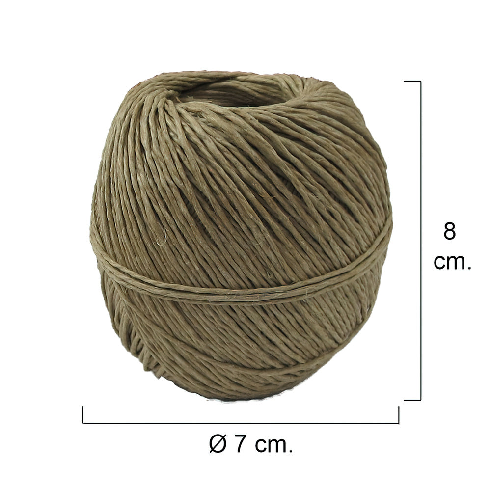 Hilo bramante cáñamo pulido nº 4   (bobina 100 gramos) ø 1,5 mm