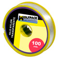 Hilo nailon transparente 0.5 mm rollo 100 m.