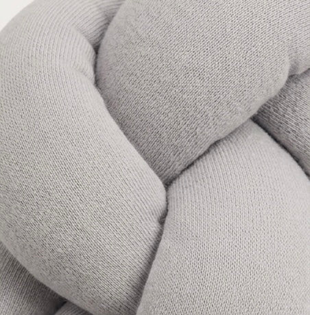 Cotton braid for crib 180 cm grey | baby safety