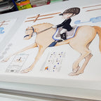 Autocolante decorativo infantil em vinil com a palavra "RIDER" (Motociclista) | Desenhado à mão