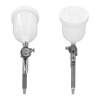 Pistola de pintura pneumática bico de 1,5 mm com depósito superior de 0,6 litros e adaptador rápido