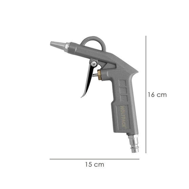 Pistola soplado aire comprimido con adaptador rápido, pistola aire compresor, pistola soplado compresor, pistola sopladora aire