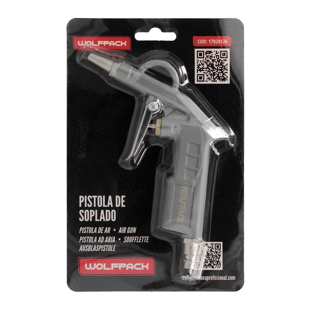 Pistola soplado aire comprimido con adaptador rápido, pistola aire compresor, pistola soplado compresor, pistola sopladora aire