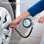 Pistola de enchimento de pneus com manómetro, enchedor de pneus, pistola de ar comprimido para pneus, pistola de compressor