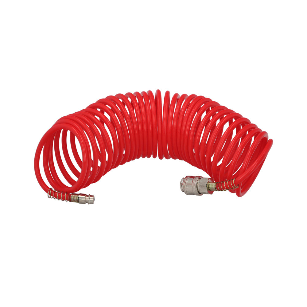 Manguera espiral aire comprimido  7,5 metros adaptador rápido