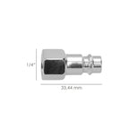 Racor rápido hembra 1/4" (granel)