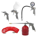 Kit de acessórios para compressor de ar comprimido 5 peças com engate rápido