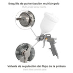 Kit de acessórios para compressor de ar comprimido 5 peças com engate rápido