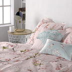 Capa de almofada rosa Chinoiserie 50x50 + 50x30 cm
