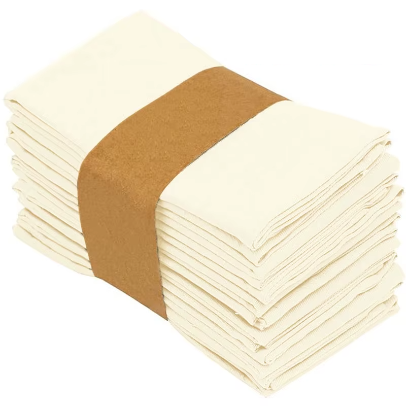 Servilletas gruesas de poliéster 40x40cmServilletas