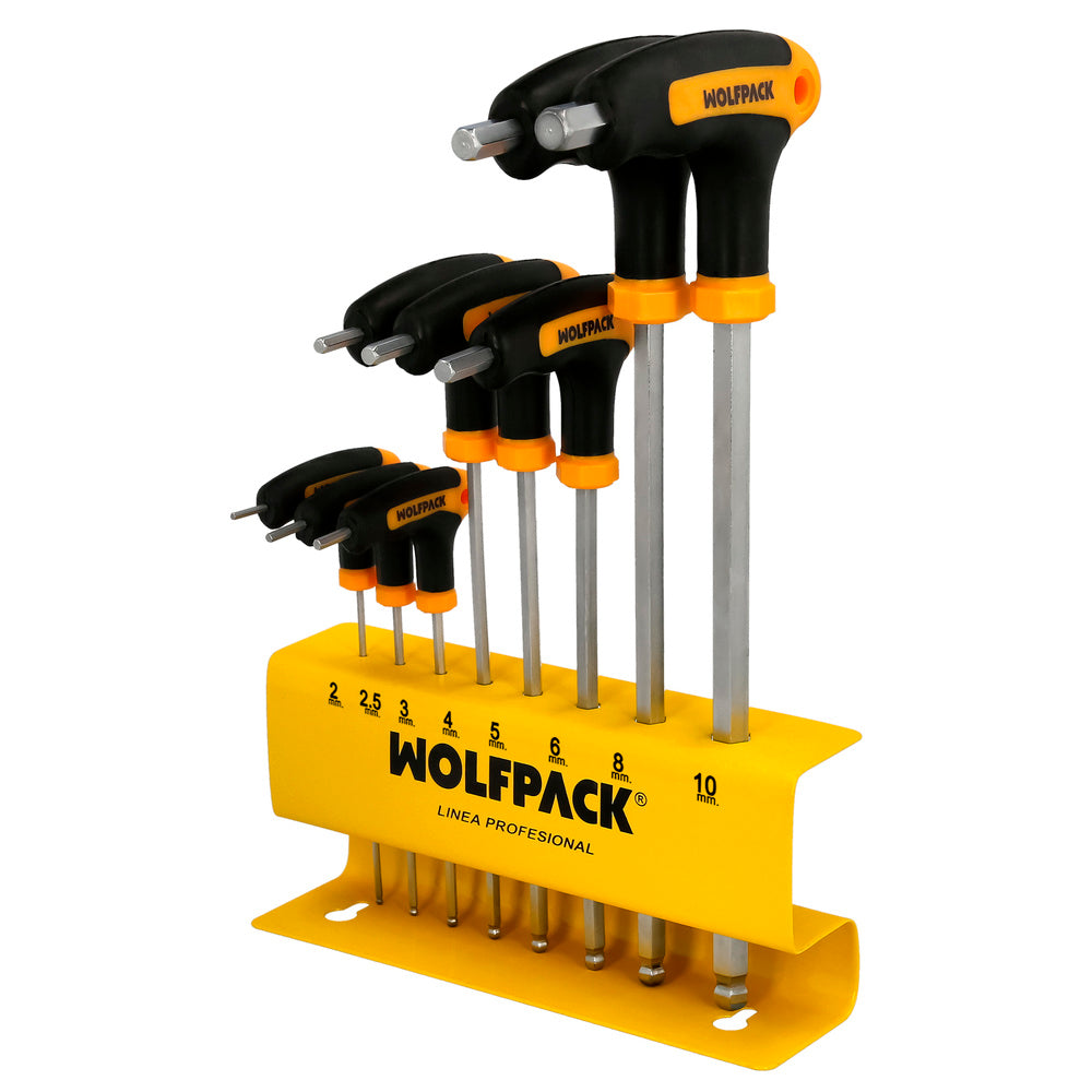 Soporte para llaves allen mango t con capacidad para 8 llaves, organizador llaves allen