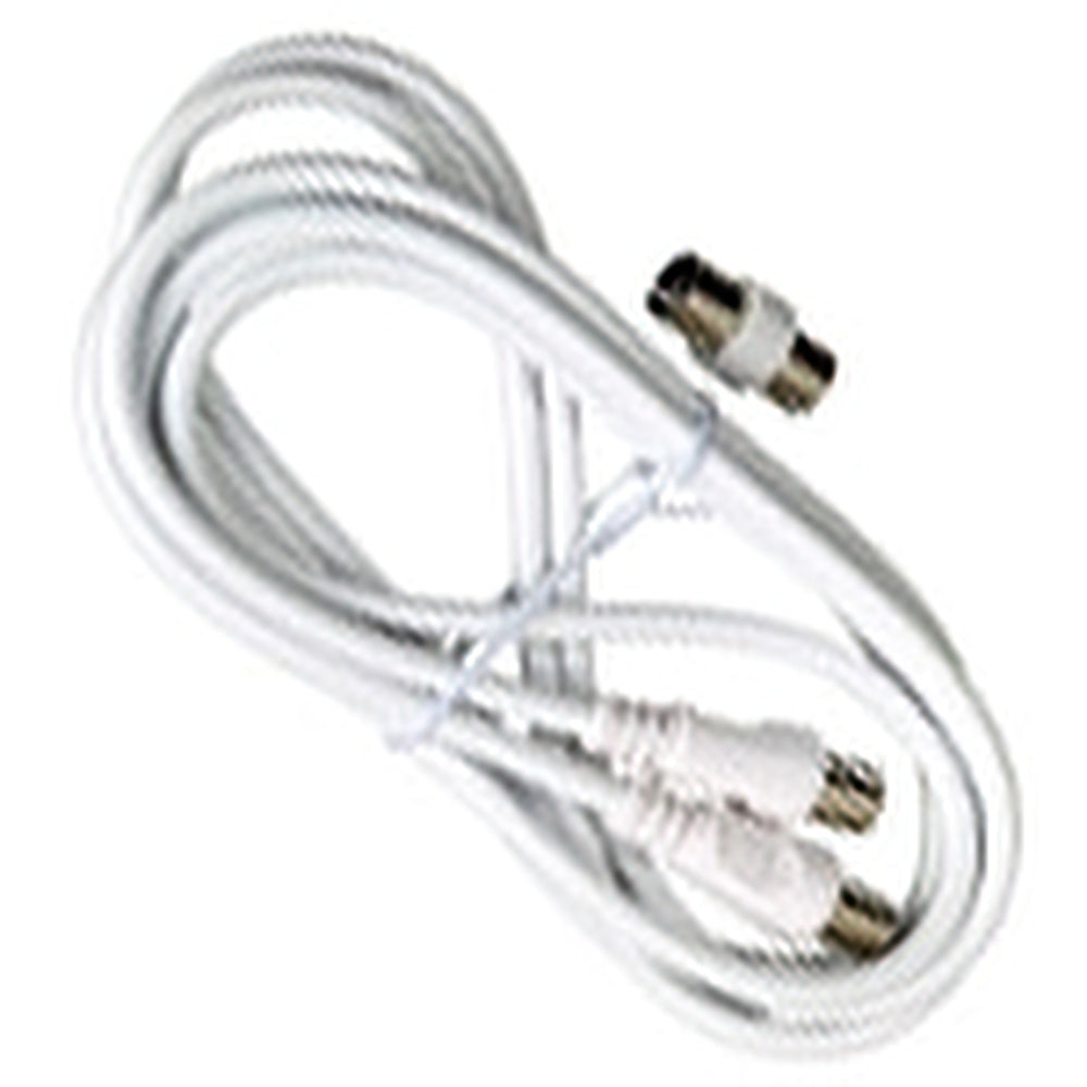 TV video male / male connector 2 meters with male / female adapter