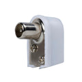 Conector tv macho acodado  9,5 mm