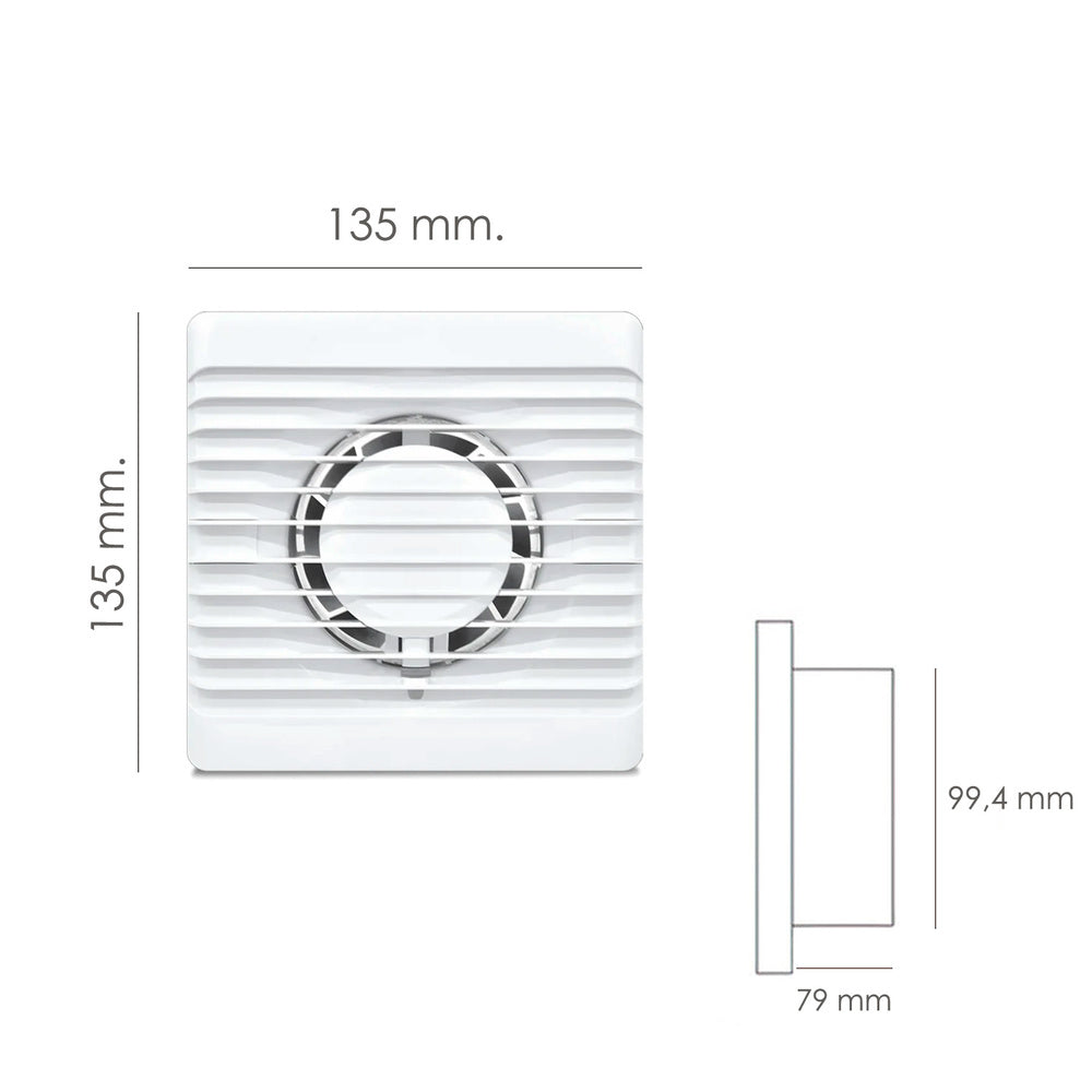 Extractor aire ø 100 mm. / 11 watt.