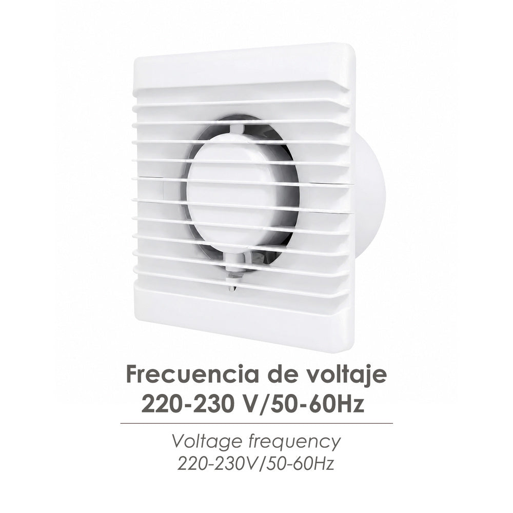 Extractor aire ø 100 mm. / 11 watt.