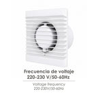 Extractor aire ø 100 mm. / 11 watt.