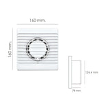 Extractor aire ø 125 mm. / 14 watt.