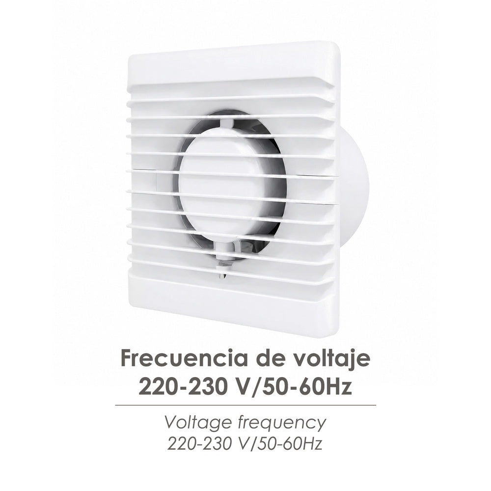 Extractor aire ø 125 mm. / 14 watt.