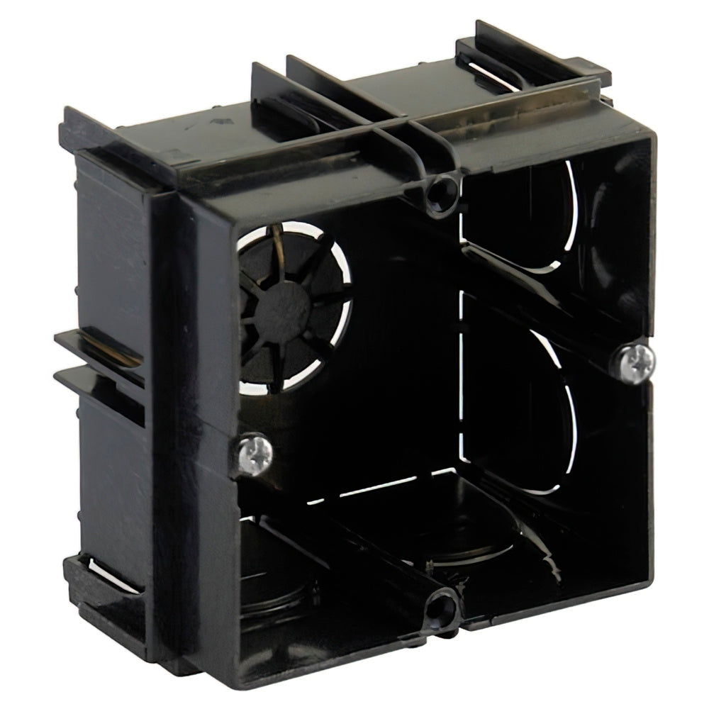 Flush-mount box, 1-gang, linkable, 65x65x40 mm