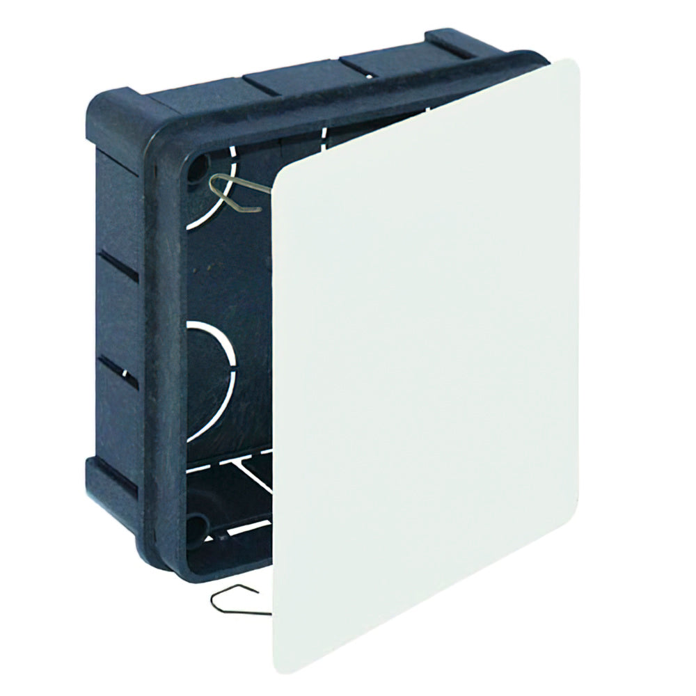 Caja empotrar registro con tapa 100x100x45 mm