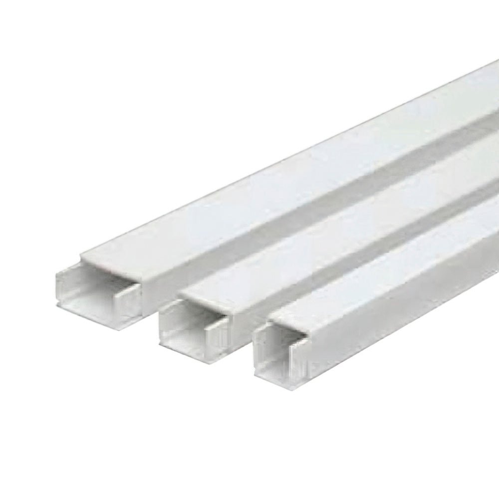 Canaleta adhesiva con tapa   7x12 mm x 2 m.