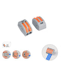 Regleta conexión rápida, conexión eléctrica 2 polos, ø 4 mm 32 a, paquete 24 unidades