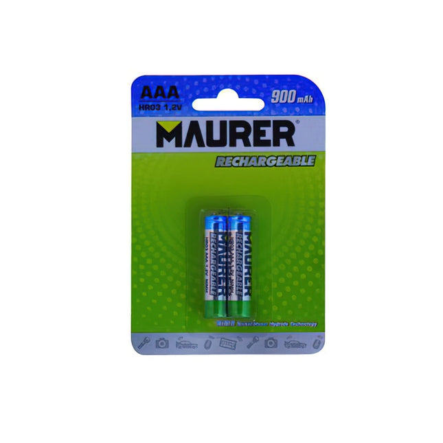 Pila maurer recargable HR-3 / AAA (blíster 2 piezas)